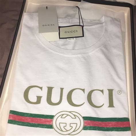 fake gucci t shirts|authentic gucci labels.